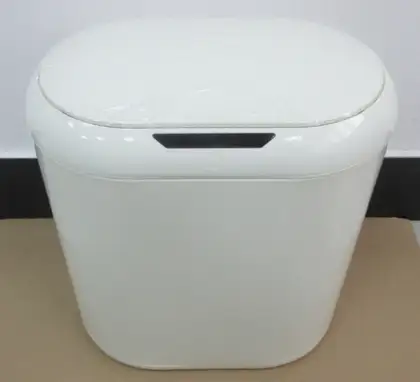 Відро для сміття сенсорне овальне Mixxus Premium Topper-TC0112 White 12л колір білий (MI7082)