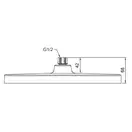 Лійка для душу стельова Koer KP-0402-03-OH 310x200мм (KR4988)