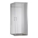 Душова кабіна без піддону Koer SR SC03-100x100x200-TR-01 прозоре скло Easy Clean 6мм, хром (KR5357)