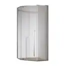 Душова кабіна без піддону Koer SR SC06-100x100x200-TR-01 прозоре скло Easy Clean 8мм, хром (KR5365)