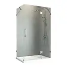 KOER SR SW04 Бічна стінка для душу, прозоре скло, хром (KR5389)