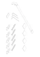 Душова перегородка Koer SR SP01-100x200-TR-01 Walk-In прозоре скло Easy Clean 8мм, хром (KR5393)