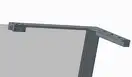 KOER SR SP02-100x200-TR-07 Душова перегородка, графіт (KR5397)