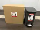 Відро для сміття з плавним закриттям прямокутне Koer TC-010108-07 8 л колір графіт (KR5591)