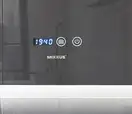Дзеркало Mixxus FLAT MR04-100x60 з Led Touch, Anti-fog, димером, регулятором яскравості, годинником (MI6008)