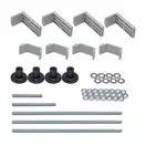 Бокс душовий з гідромасажем Mixxus STRONG SBH01-90x90x215-GR SATIN з високим піддоном (MI6889)