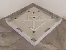 Душова кабіна з низьким піддоном Mixxus CUBIC SCT01-100x100x195-FB CHROME матове скло 4мм (MI6904)