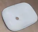 Mixxus Premium DIVERSE-0112 Раковина накладна, біло-чорна (MP6542)