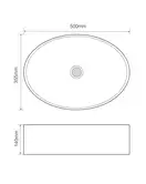 MIXXUS PREMIUM BEVEL-0106 Раковина накладна, біла (MP6546)