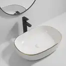 MIXXUS PREMIUM ELLIPSE-0105 EDGE GOLD Раковина, золото (MP6564)