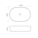 MIXXUS PREMIUM ELLIPSE-0105 EDGE GOLD Раковина, золото (MP6564)