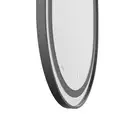 Дзеркало Mixxus Premium ELLIPSE MV05-80x70-Reverse BLACK з Led Touch, Anti-fog, димером (3-6,5kK) ( (MP6646)