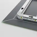 Дзеркало Mixxus Premium CUBIC MR14-80x60-Reverse з Led Touch, Anti-fog, димером, регулятором яскрав (MP6648)