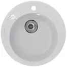 Мийка кухонна Zerix ZS-510R-01 Біла (ZX4531)