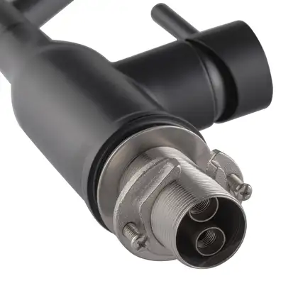 Koer KI-70026-05 Змішувач для кухні, чорний/хром (KR5210)