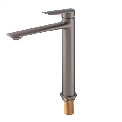 KOER KB-11028-07 Змішувач для умивальника високий, хром (KR5296)
