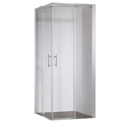 KOER SR SC03 Душова кабіна, прозоре скло, хром (KR5356)