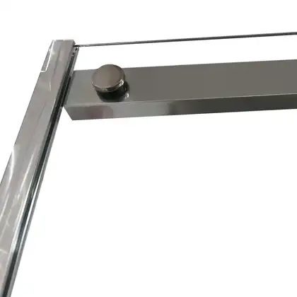 Душова кабіна без піддону Koer SR SC03-100x100x200-TR-01 прозоре скло Easy Clean 6мм, хром (KR5357)