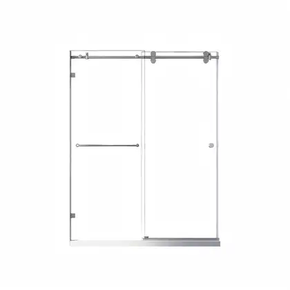 KOER SR SD06-140x220-TR-01 Двері в нішу, хром (KR5368)