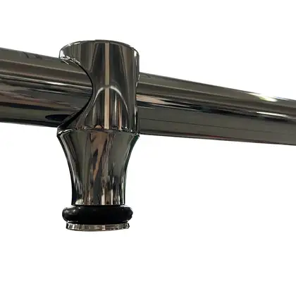 KOER SR SD06-140x220-TR-01 Двері в нішу, хром (KR5368)