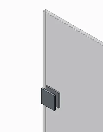 KOER SR SW04 Бічна стінка для душу, прозоре скло, хром (KR5389)