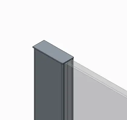 Душова перегородка Koer SR SP01-100x200-TR-01 Walk-In прозоре скло Easy Clean 8мм, хром (KR5393)