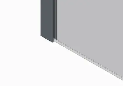 KOER SR SP03-120x200-TR-01 Перегородка Walk-In, хром (KR5398)
