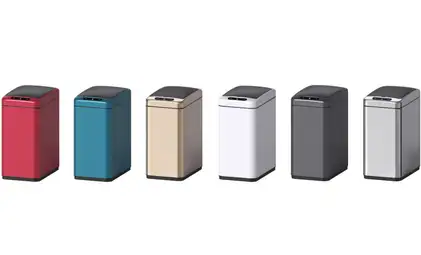 Відро для сміття сенсорне прямокутне Koer TC-020408-08 8 л колір білий (KR5589) Відро для сміття сенсорне прямокутне Koer TC-020408-08 8 л колір білий (KR5589)
