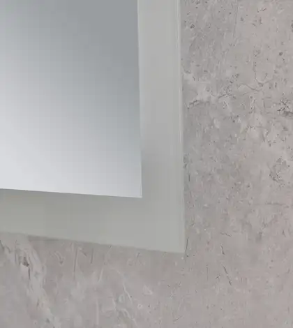 Дзеркало Mixxus FLAT MR04-100x60 з Led Touch, Anti-fog, димером, регулятором яскравості, годинником (MI6008)