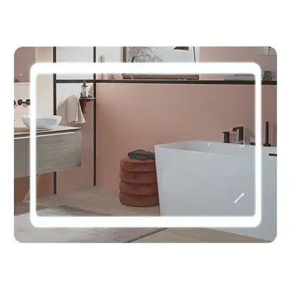 Дзеркало Mixxus TWEE MR09-80x60-Reverse з Led Touch, Anti-fog, димером, регулятором яскравості (MI6 (MI6660)