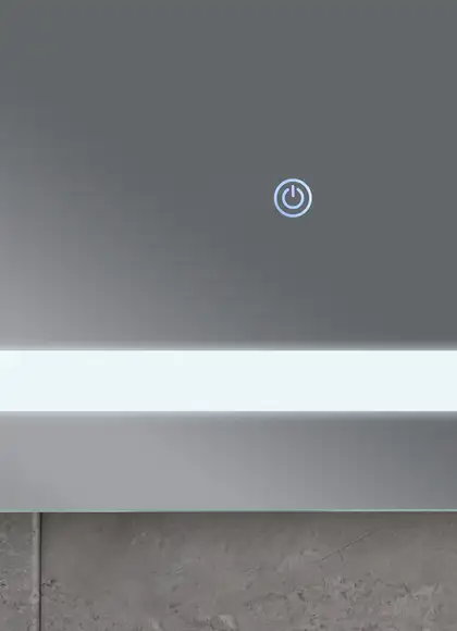 Дзеркало Mixxus TWEE MR09-80x60-Reverse з Led Touch, Anti-fog, димером, регулятором яскравості (MI6 (MI6660)