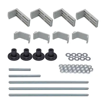 Бокс душовий з гідромасажем Mixxus STRONG SBH01-90x90x215-GR SATIN з високим піддоном (MI6889)