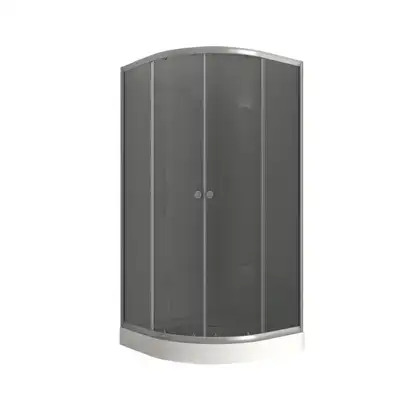 Mixxus PLAIN SCT02 Душова кабіна, 90x90, сіре скло (MI6898)