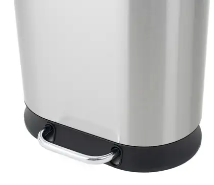 Відро для сміття з плавним закриттям овальне Mixxus Premium Strong-TC0105 SS Color 5л колір наржаві (MI7080)