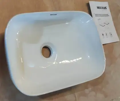 Mixxus Premium DIVERSE-0103 Раковина накладна, біла (MP6539)