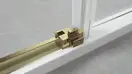 KOER SR SC03 Душова кабіна без піддону, матове золото (KR5358)