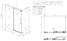 Душова кабіна без піддону Koer SR SC07-120x90x200-TR-01 прозоре скло Easy Clean 8мм, хром (KR5370)