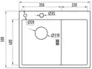 MIXXUS MH6350L Nano-Black Мийка, графіт (MI7045)