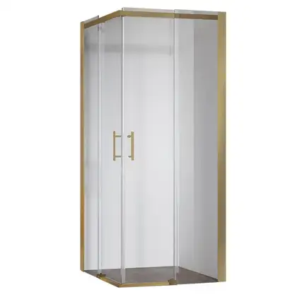 KOER SR SC03 Душова кабіна без піддону, матове золото (KR5358)