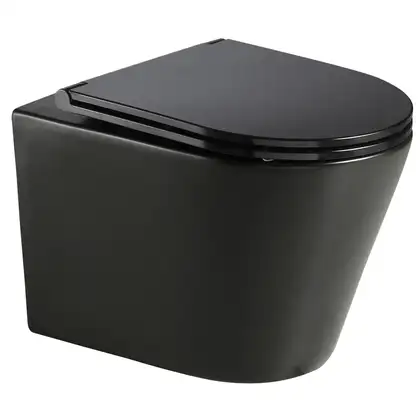 MIXXUS PREMIUM Bevel-0301-R Унітаз підвісний, чорний (MP6471)