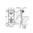 Комплект Grohe Set Унітаз TOPPER-0302-T3 + Інсталяція Grohe Rapid SL 38772001 (38772001TOPPER0302T3