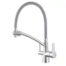 KOER KB-72003-01 Змішувач кухонний 2в1, хром/графіт (KR3375)