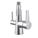 KOER KB-72003-01 Змішувач кухонний 2в1, хром/графіт (KR3375)