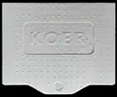 KOER Інсталяція для унітазу KT-0503-01 з кнопкою, хром (KR5347)