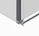 KOER SR SW01-90x200-TR-01 Бічна стінка, хром (KR5381)