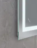 Дзеркало Mixxus WARM MR02-100x60 з Led Touch, Anti-fog, димером, регулятором яскравості, годинником (MI6003)