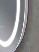 Дзеркало Mixxus PLAIN MC02-80 з Led Touch, Anti-fog, димером, регулятором яскравості, годинником (M (MI6931)