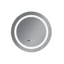 Дзеркало Mixxus PLAIN MC02-80 з Led Touch, Anti-fog, димером, регулятором яскравості, годинником (M (MI6931)