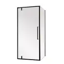 Душова кабіна без піддону Mixxus Premium BEVEL SC01-90x90x195-TR Black прозоре скло 6мм (MI6864)