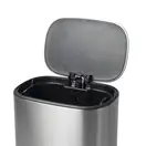 Відро для сміття з плавним закриттям овальне Mixxus Premium Diverse-TC0112 SS Color 12л колір наржа (MI7079)